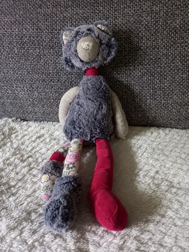 Doudou peluche trudi chat - e8,