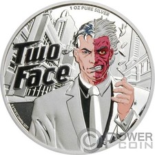 TWO FACE 1 Oz Silver Coin 5$