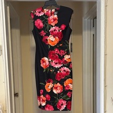 Floral Sleeveless Dress - Size 4