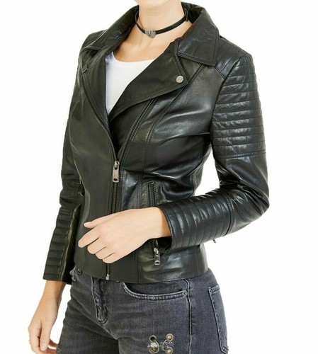 Blouson moto élégant en - blouson,