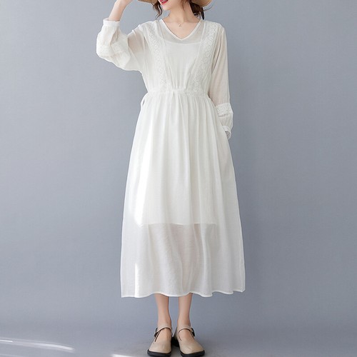 Femme rétro ethnique robe - femme,