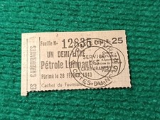 BILLET MATIÈRE - 1/2 LITRE