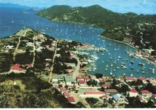 GUADELOUPE #MK34316 GUSTAVIA SAINT BARTHELEMY UN PORT SUBLIME ABRITANT 400 BAT