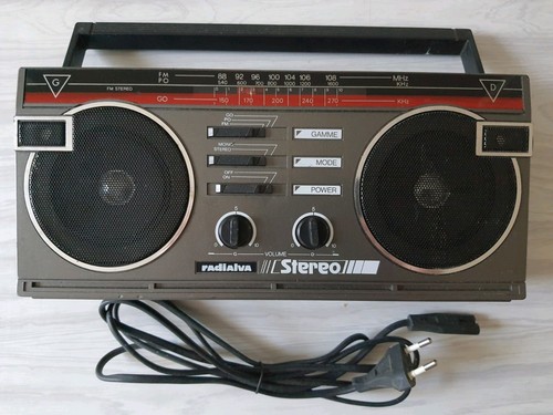 Radio portable vintage mini