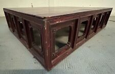 Table Basse Chinoise Chine China Laque Ancien Socle Rouge