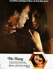  publicité Advertising 0522 1973  HO Hang  au féminin & masculin Balenciaga parf