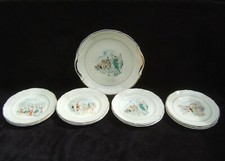 ancien service à dessert plat