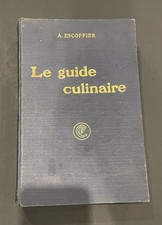 Le guide culinaire Escoffier