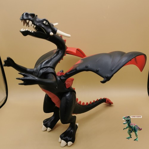 Playmobil dragon géant noir - dragon, géant-noir