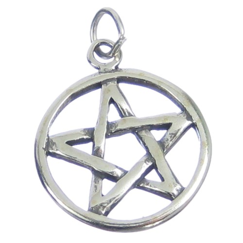 Pentacle argent sterling - pentacle,