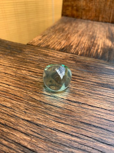 Bague cristal vert lalique - bague,