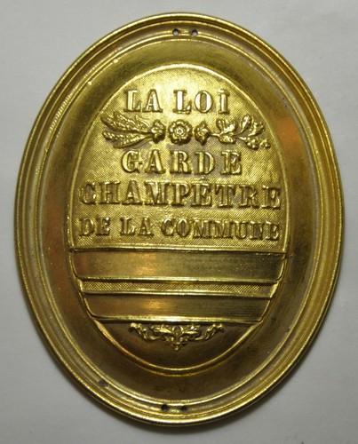 Plaque métier garde - métier,