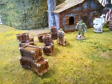 Caisses , Figurine Donjons et Dragons D&D , diorama