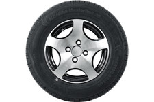 Roue renforcée pour remorque 165/80 R13C 96/94N JANTE ALU 5Jx13"H2 4X100 ET