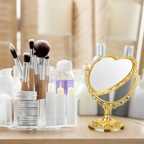 Miroir maquillage forme de - ,