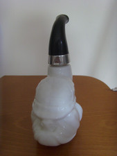 304- Ancien flacon collection Avon vide, forme pipe et tête chien bouledogue TBE