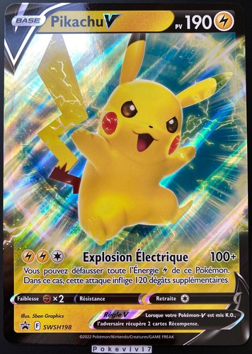 Carte pokemon pikachu - carte,