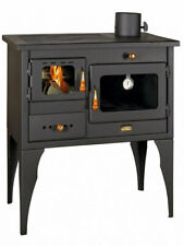 Cuisinière à bois cheminée en fonte top 10 kw cuisinière Prity 1 P34-L