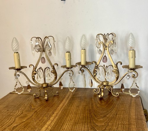 Paire girandoles art déco - paire,