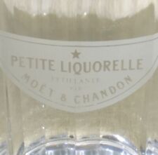 Superbe petit seau à glace en verre. Petite Liquorelle. Moet et Chandon.