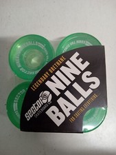 Sector 9 Legendary Urethane 58mm 78A Duromètre Léger Vert Nine Balle Roues 4 #j3