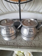 Salière Poivrière En Étain