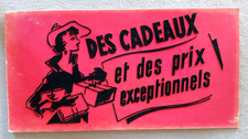 Pancarte publicitaire vintage