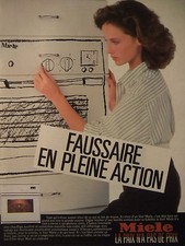 PUBLICITÉ 1986 FOUR MIELE LA PAIX N'A PAS DE PRIX - ADVERTISING