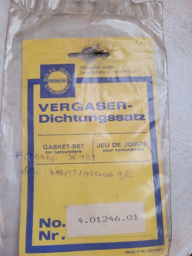Joint carburateur pierburg - carburateur,
