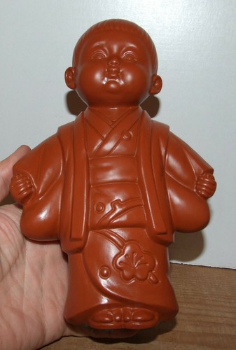 Statuette terre cuite - statuette,