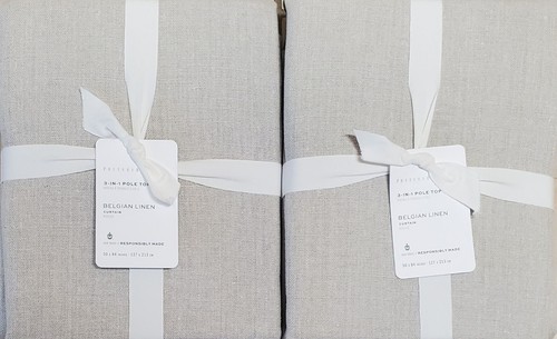 Pottery barn belgian linen - pottery,