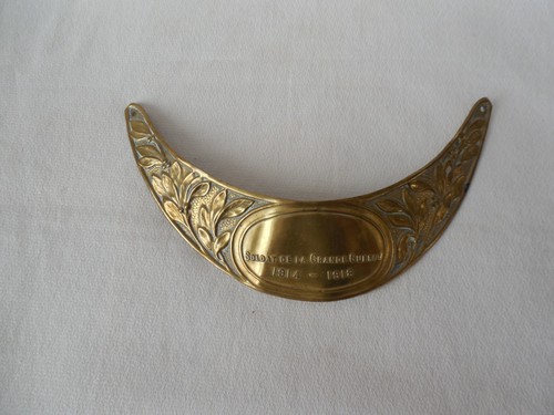 Plaque casque adrian soldat - de,