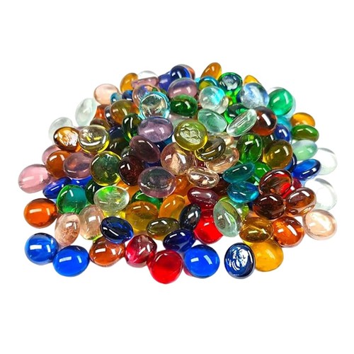 Galets verre lot 200g - galets, /