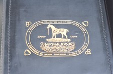 PLATEAU DE BUREAU ANCIEN CUIR ATTRIBUE JACQUES ADNET ANTIQUE DESK LETTERS CASE