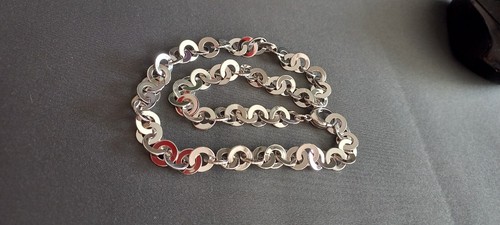 Collier chaîne argenté - collier,