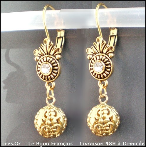 Boucles oreille zircon - boucles,