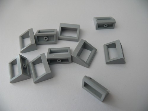 Lego old light gray tile - x,