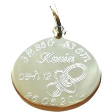 superbe médaille de naissance
