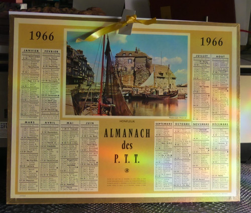 Calendrier des postes 1966