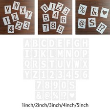 Pochoirs de lettres de
