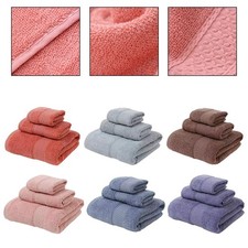 Lot de 3 serviettes de bain en