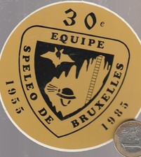 Jt sport4. Spéléo. EQUIPE SPELEO de BRUXELLES - 1935 - 1985