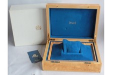 PIAGET Écrin pour montre bois laqué et daim bleu (59253)