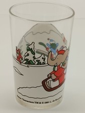 Verre à Moutarde Vintage 1991 Laurent de Brunhoff Babar à la Neige Collection