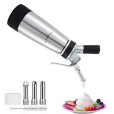 Acier Inoxydable Siphon Chantilly Siphon de Cuisine Professione Syphon en Aci...