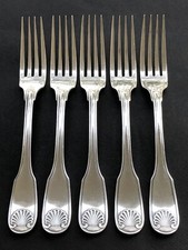 5 GRANDES FOURCHETTES signées