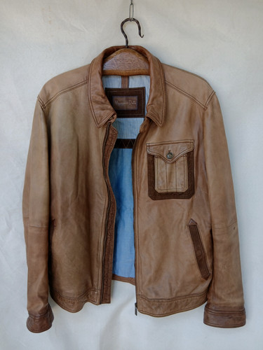 Veste motard cuir - veste,