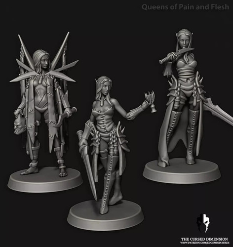 Guerrières elfes noires - guerrières,