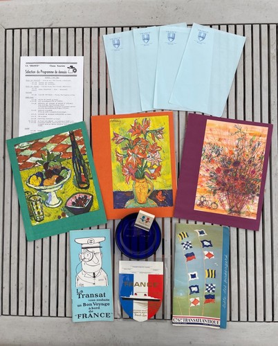 Lot menus paquebot - lot, cie