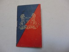 petit carnet ancien CINZANO